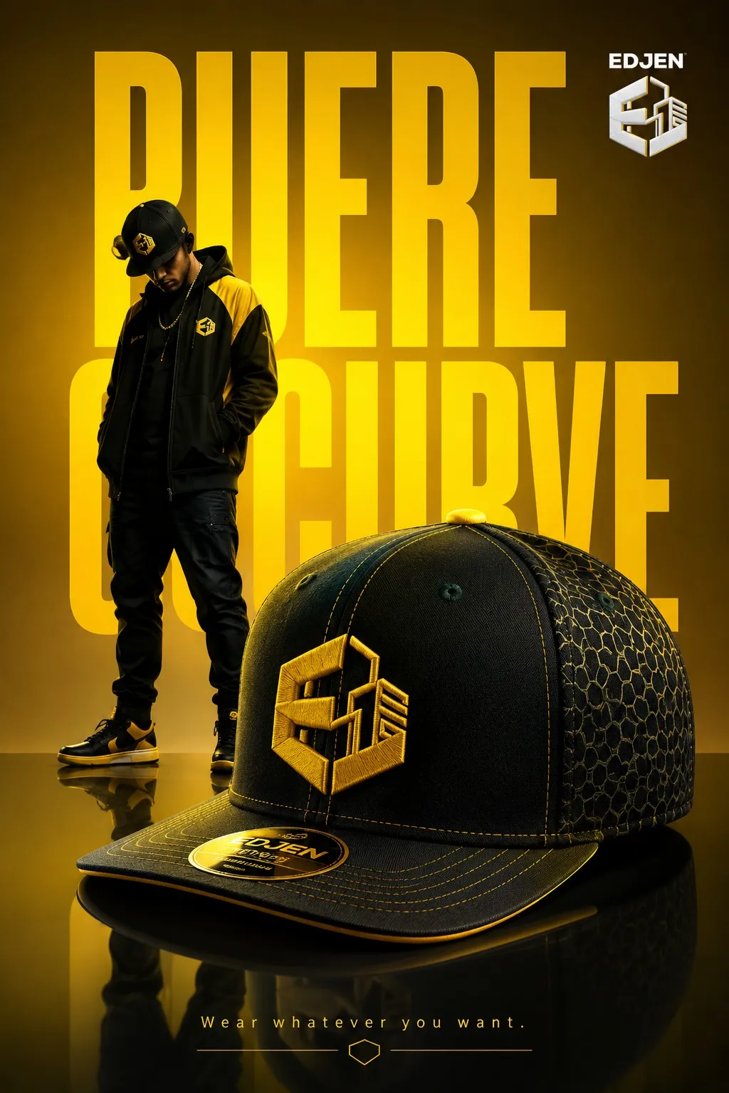EDJEN Gorra de Lujo